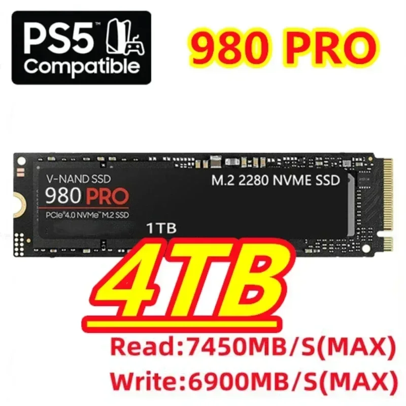 SSD Internal Original 980 PRO  - Pcie 4.0 4Tb 2280 Ssd 7450Mbps ulasan dan harga